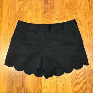 Express Black Scalloped Pockets Mini Shorts 00 XS X-Small